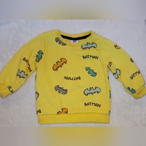 Yellow Batman Toddler Sweatshirt
